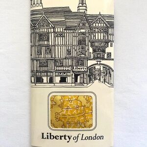 Vintage Liberty of London Silk Scarf – 1970s Floral Print – Made in England